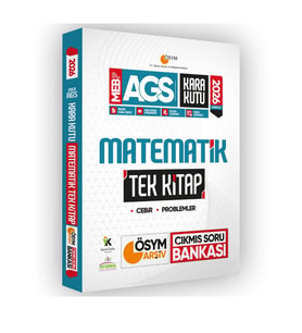 2026 MEB AGS Kara Kutu Matematik TEK KİTAP ÖSYM Arşiv Çıkmış Soru Bankası Konu Özetli Çözümlü İnformal