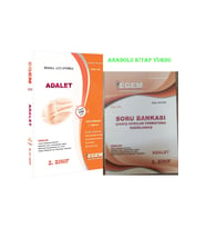 Egem Eğitim Yayınları Güncel (aöf) Adalet 2.sınıf 3.dön Set "güz" (Çok Renkli)