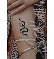 Yılan Geçici Dövme Tattoo