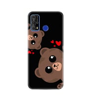Reeder P13 Blue Max Pro Lite Kılıf Silikon Desen Love Animals 1780