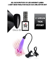 Akrobat Lamba ve Disco Gece Parlayan Kalıcı Oje 15 ml