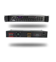 DEXUN D-230 250 WATT 3 ZONE İKİ MİK GRŞ USB-BT 4/16-70-100V HAT TRAFOLU ANFİ