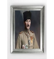 Gümüş Çerçeveli Atatürk Tablo a812