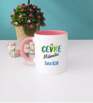 Çevre Mühendisi Kupa Bardak Pembe