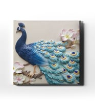 Tavus Kuşu Canvas Tablo MİNK100