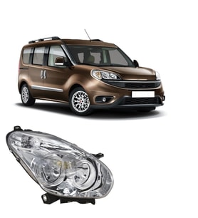 Fiat Doblo Motorlu Sol Ön Far 2010-2014