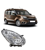 Fiat Doblo Motorlu Sol Ön Far 2010-2014
