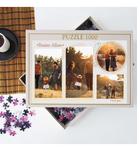 Çoklu Fotoğraflı Kişiye Özel 1000 Parça Puzzle 2