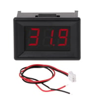 DC 2.4V-30V 2 tel voltmetre Mini 0.36 "dijital gerilim ölçer