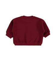 Civil Baby Athletic Baskılı Nakışlı 6-18 Ay Sweatshirt - Bordo