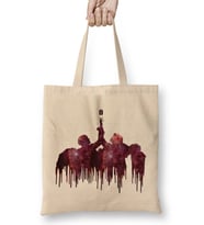 Bts Fake Love Melting Silhouette Black Army Kpop 02 Bez Çanta Uzun Saplı