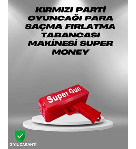 Elektrikli Money Gun Oyuncak Parti Tabancası