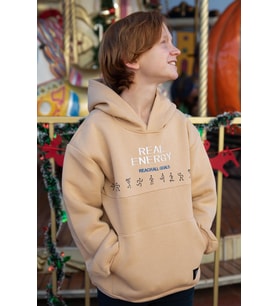 Jabber Erkek Çocuk Sweatshirt Enerji Modu 5-14 Yaş, Bej
