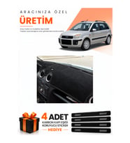 FORD FUSİON (2009-2012) Uyumlu Torpido Koruma Örtüsü Oto Kılıfı - Siyah