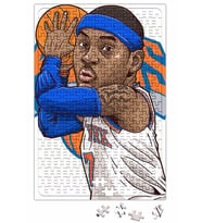 Carmelo Anthony New York Knicks Puzzle 240 Parça Yapboz