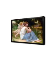 Cupid ve Psyche Çerçeveli Mdf Tablo