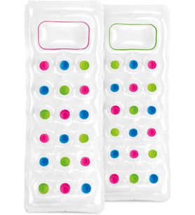 Intex 59894 Şeffaf Pencereli Bardaklı Yatak 188 Cm, Su Sporları, Plaj Malzemesi, Şişme Ürün, Yüzme A