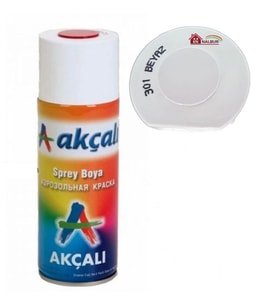 Akçalı Sprey Boya 400 Ml 301 Parlak Beyaz