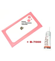 Tkgz İPhone 13 Arka Pil Batarya Kapağı (CAM+B-7000) BEYAZ