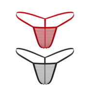 2'li Paket Fantezi String (Çok Renkli)