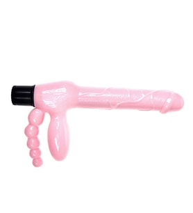 OdinsShop Çift Taraflı Strapon Belden Bağlamalı G-Spot Vibratör Plug