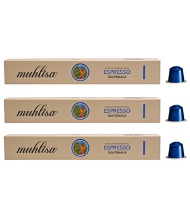 Muhlisa Espresso Guatemala Kapsül Kahve 3'lü (3x10) kutu %100 Arabica