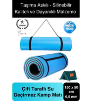 Taşıma Askılı 150 cm Dayanıklı Kaymaz Su Geçirmez Kamp Dağcılık Matı Rahat Konforlu Taşınabilir