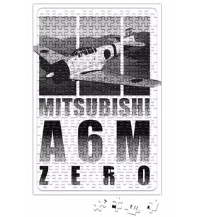 Mitsubishi A6M Zero Puzzle 240 Parça Yapboz