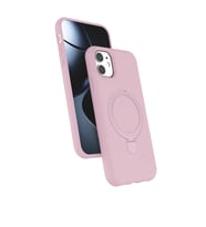 iPhone 11 Regal Magsafe Standlı Kapak - Açık Pembe