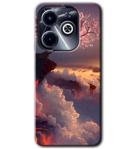 İnfinix Hot 40i Kılıf HD Desen Baskılı Kılıf - Uçurumdaki Hayat