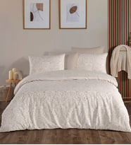 Karden Flower Dream Cotton Orbit Bej %100 Pamuk Poplin Çift Kişilik Nevresim Takımı