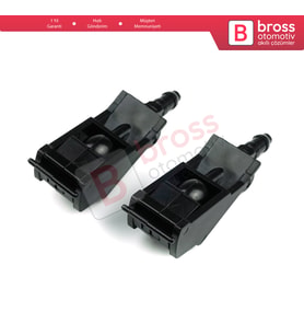 BSP1047 VW Golf Jetta Bora MK4 Passat B5 Polo Seat Skoda için Ön Cam Su Fıskiye Meme Seti 6E0955985