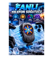 Fanlı Telefon Soğutucu – Radyatörlü Işıklı Tasarım ve Geniş Telefon Uyumluluğu