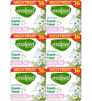 Molped Pure&Soft Hijyenik Ped Uzun 216 (6PK*36) Adet Mega Pk