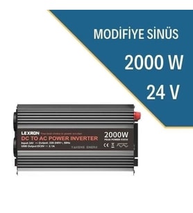 2000 Watt 24V Modifiye Sinüs İnverter Lexron