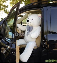Bubblebear 160 Cm Papyonlu Büyük Ayıcık (%100 Yerli) (Beyaz)