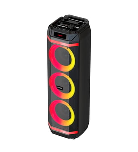 Lexroo GD-2889 Dijital LED Göstergeli Mikrofonlu RGB Üçlü 8 inç Stereo Bass Kablosuz - Siyah