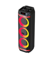 Lexroo GD-2889 Dijital LED Göstergeli Mikrofonlu RGB Üçlü 8 inç Stereo Bass Kablosuz - Siyah