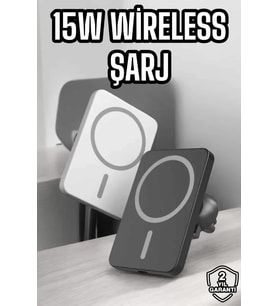 İos Uyumlu Manyetik Tasarım Magsafe İphone 12/13/14/15 Araç Şarjı