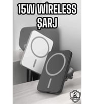 İos Uyumlu Manyetik Tasarım Magsafe İphone 12/13/14/15 Araç Şarjı
