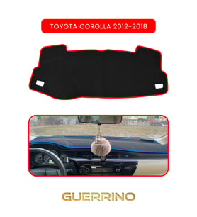 TOYOTA Corolla (2012-2018)TORPİDO KORUMA HALISI KIRMIZI KENAR