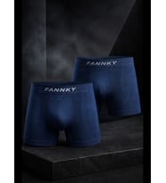 Night Erkek Rahat Esnek Seamless 2 Li Boxer