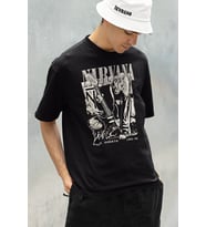 Nirvana Kurt Cobain 1982-94 Baskılı Unisex Oversize Rock Metal Tişört