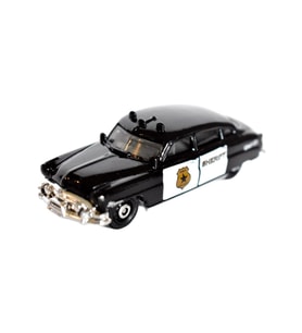 Matchbox 1951 Hudson Hornet Sheriff Polis Arabası 1:64 Metal Araba