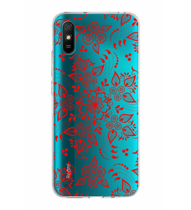 Xiaomi Redmi 9A Uyumlu Kapak Nostalji Desen Tasarımlı Şeffaf Silikon Kılıf
