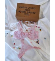 Dantetrend Pembe Dantel İşlemeli Sugar Kadın İkili İç Çamaşır Takımı Sugar 02,  Sevgiliye Hediye