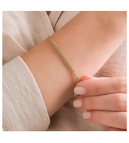 Altın Spy Model Bileklik (2,5 mm) (Gold)