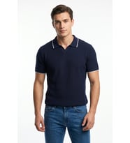 Erkek Spor Polo Yaka Triko Tişört BGL-ST05374