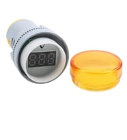Mini Dijital Voltmetre 22MM AC 60-500V LED Sarı Işık