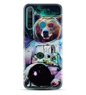 Realme 5i 5 Pro 6i 7 Pro 8 Kılıf Desemli Silikon Astronot Panda 1755